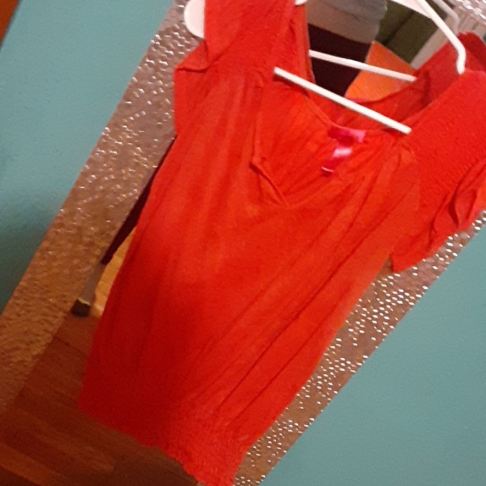 Orange summer top
